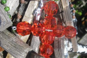 Red rosary; unique rosary